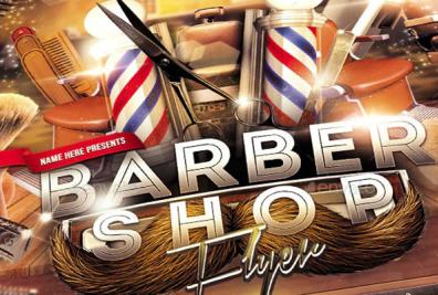 Men's Salon Flyer Templates