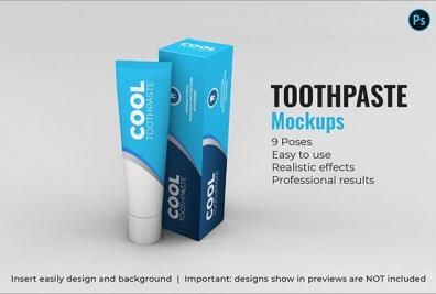 Toothpaste Mockups