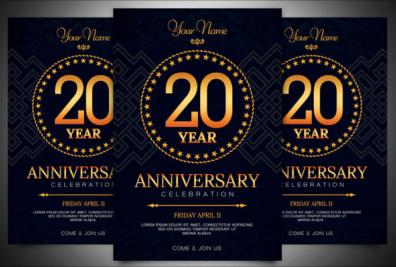 Anniversary Invitation Card Templates