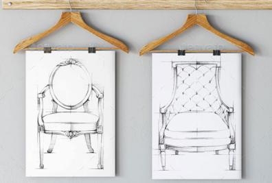 Hanging Poster Mockups