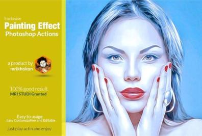 Poster Painting Photoshop Actions