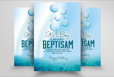 Baptism Flyer Templates