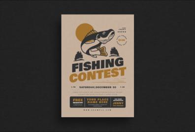 Fishing Tournaments Flyer Templates