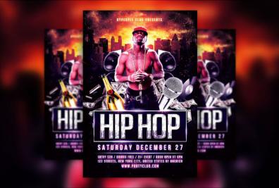 Hip Hop Flyer PSD Templates