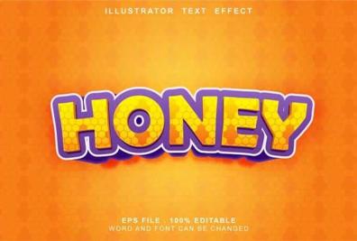 Honey Text Effects