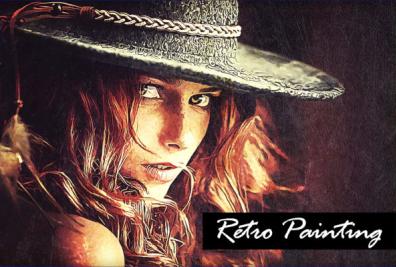 Painting Photoshop Actions Bundle