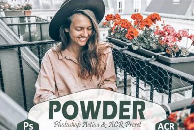 Powder Photoshop Actions