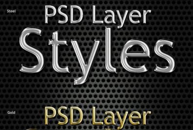 Shiny Photoshop Styles