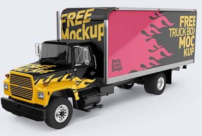 Free Truck Mockups