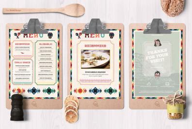 Mexican Food Menu Flyer Templates