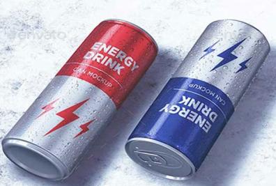 Energy Drink Can Mockups