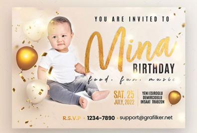 Baby Event Flyer Templates