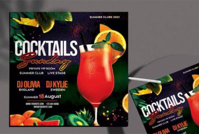 Free Cocktail Party Flyer Templates