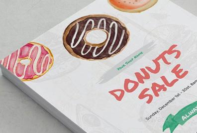 Donut Flyer Templates