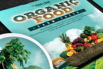 Organic Food Flyer Templates
