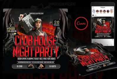 Nightclub Event Flyer Templates