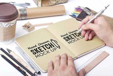 Free Sketchbook Mockups