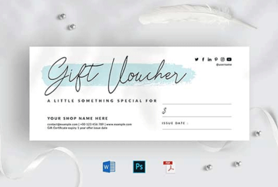 Gift Voucher Mockups