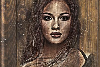 Painted Wood Photoshop Actions