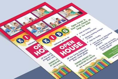 School Open House Flyer Templates