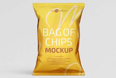 Free Chips Bag Mockups