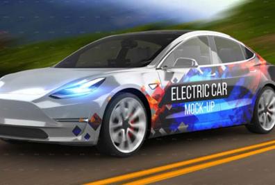 Free Electric Car Mockups