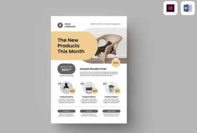 Editable Product Flyer Templates