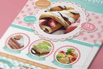 Pastry Flyer Templates