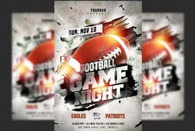 Printable Football Flyer Templates