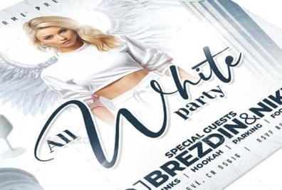Sample White Party Flyer Templates