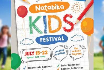 Best Kids Festival Flyer Templates