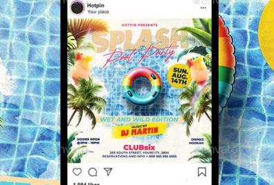 Best Pool Party Flyer Templates