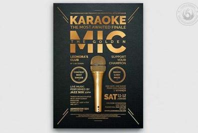 Realistic Contest Flyer Templates