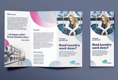 Sample Laundry Brochure Templates