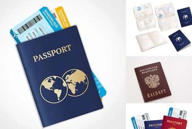 Sample Passport Mockups
