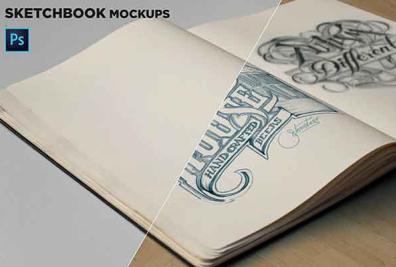 Best Sketch Book Mockups