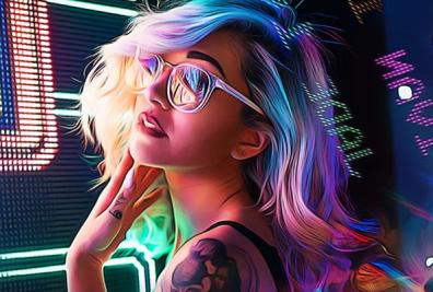 Cartoon PSD Actions