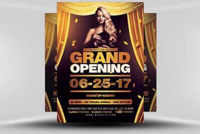 Grand Opening Flyer Designs
