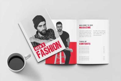 Luxury Men's Fashion Magazine Templates