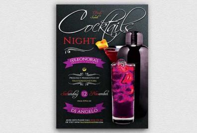 Best Cocktail Flyer Templates