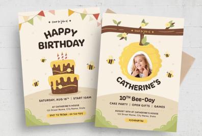 Best Kids Birthday Invitation Flyer Templates