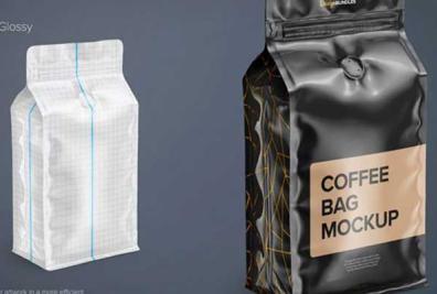 Simple Coffee Bag Mockups