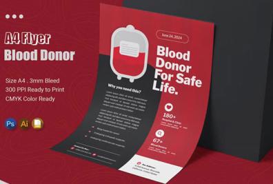 Best Blood Donation Flyer Templates