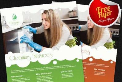 Free Cleaning Services Flyer Templates