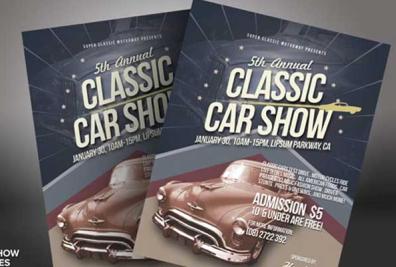 Sample Car Show Flyer Templates
