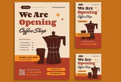 Sample Coffee Shop Flyer Designs