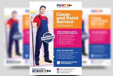 Painting Advertisement Flyer Templates