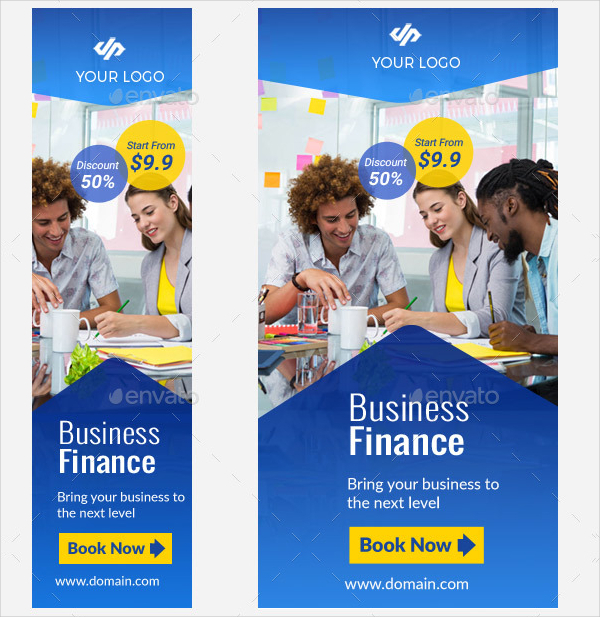 Business Finance Banner Template