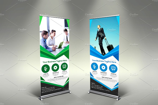 Clean Business Roll Up Banner Template