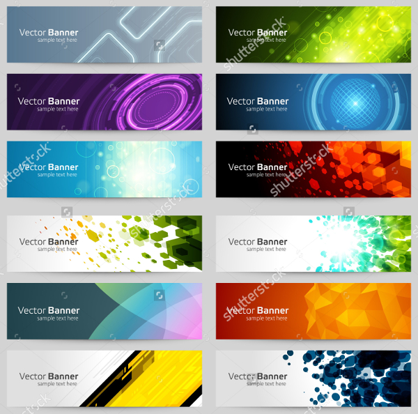 Modern Business Banners Set